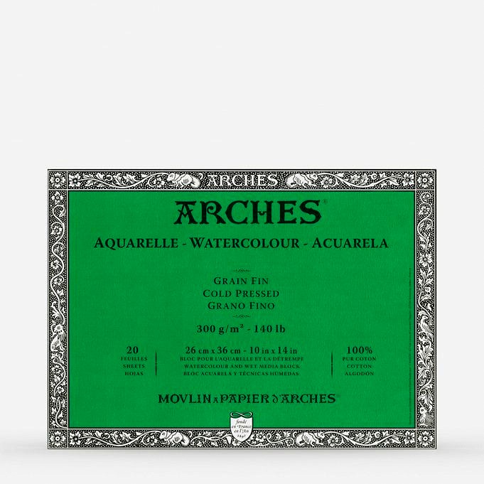 Blocs De Papier Aquarelle Arches 136 Kg