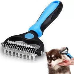Brosse pour chat et brosse pour chien Outils de toilettage pour animaux de compagnie  2 cts pour enlever les poils les tapis et les enchevtrements